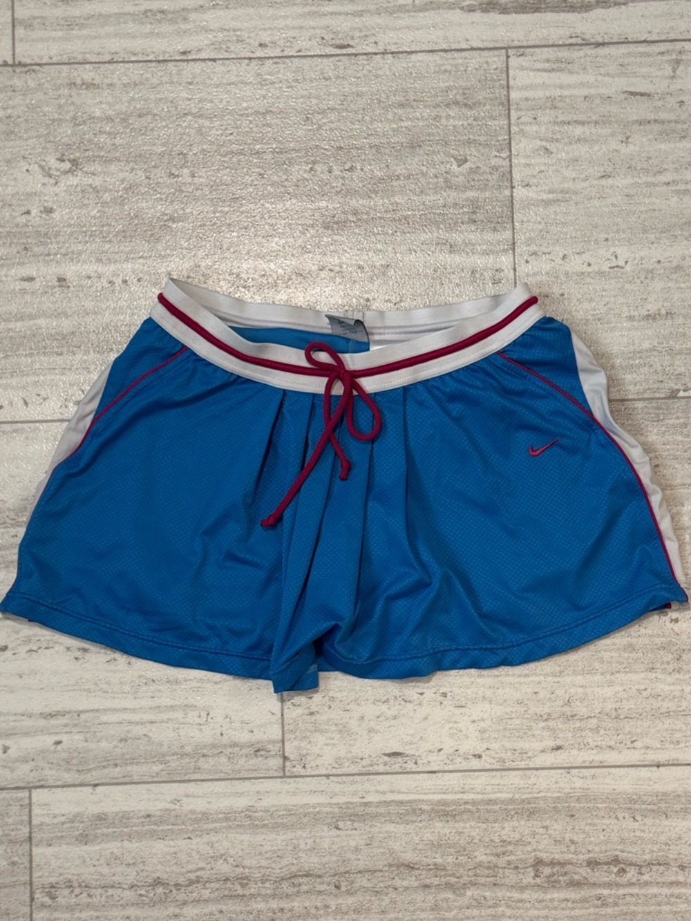 Nike Sphere Dry Skort Women’s Medium Blue Pink Athletic Running Tennis Skirt